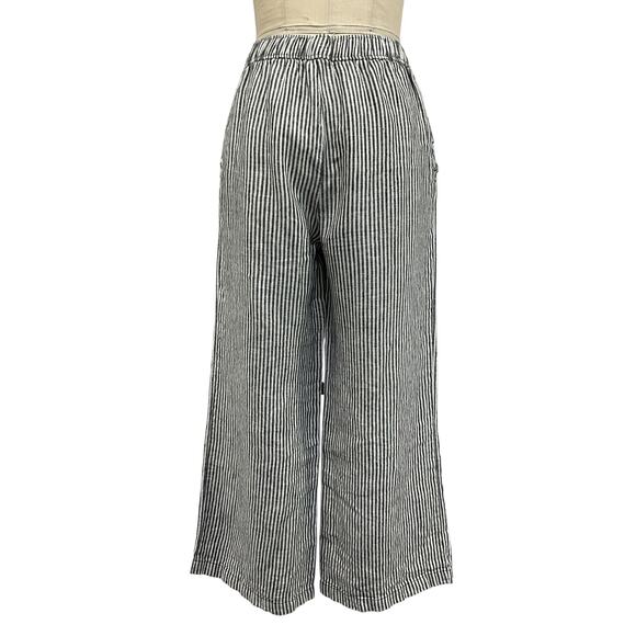 Reformation 'Ava' Black Linen Pant Size S - Picture 3 of 4